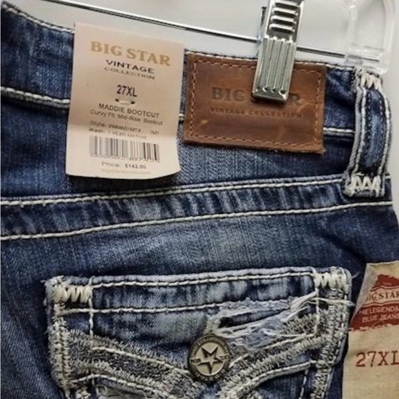 Big Star Vintage Collection Buckle Bootcut Women's 27XL - Picture 4 of 7